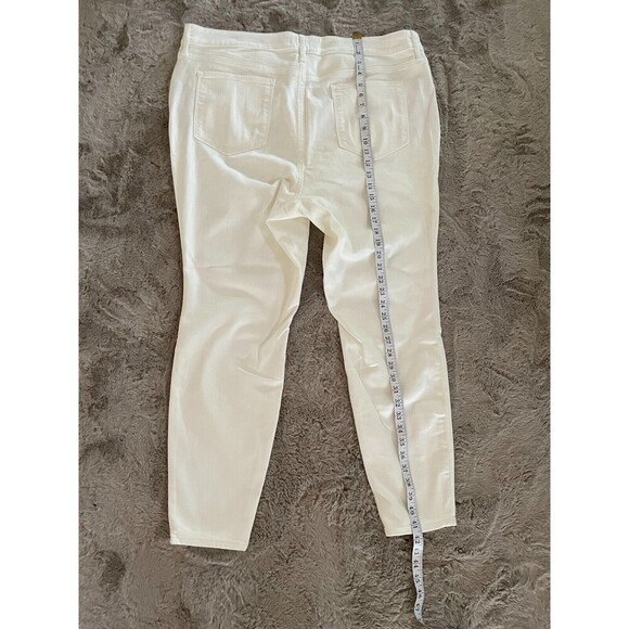 NWT Athleta Skulptek Ultra Skinny Jeans Women's Plus‎ 24X White Stretch Outdoor - Picture 11 of 13